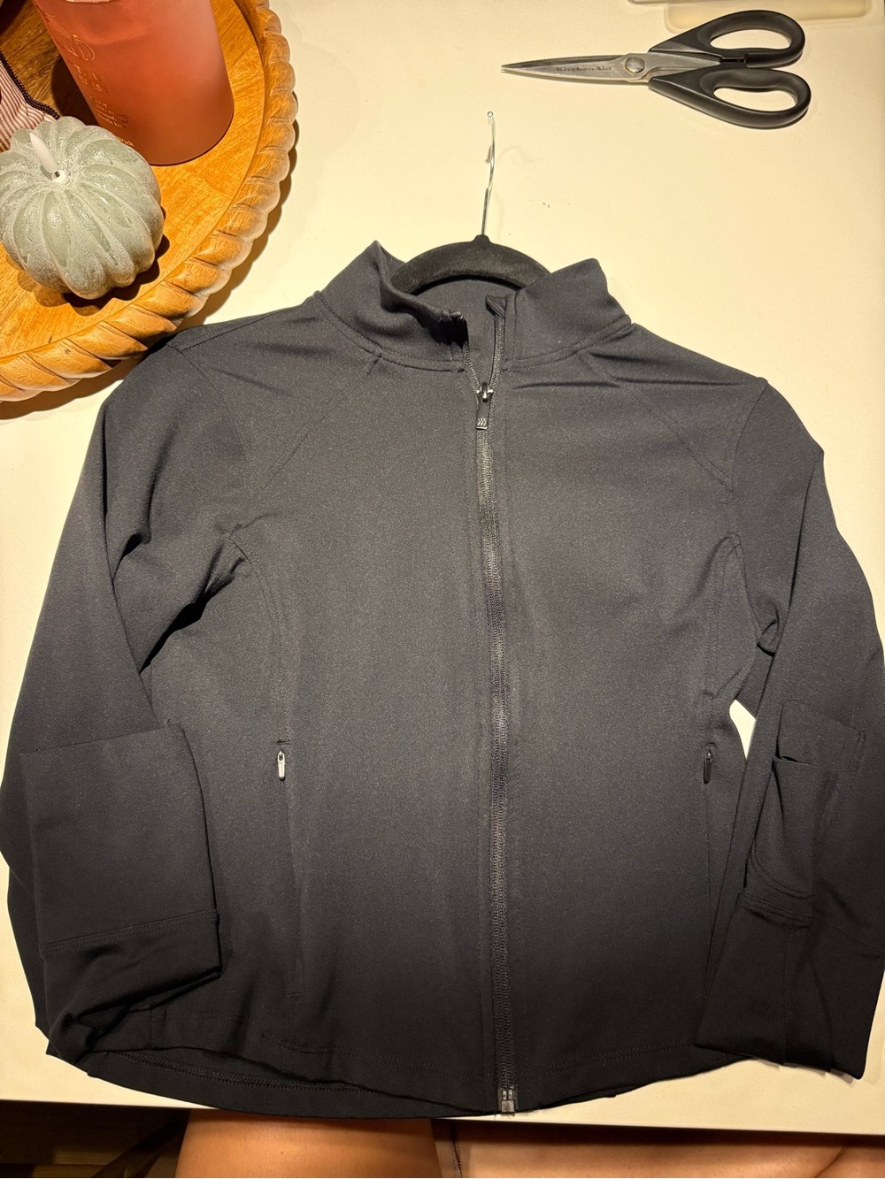 all in motion Women's Black Full-Zip Pullover Hoodie